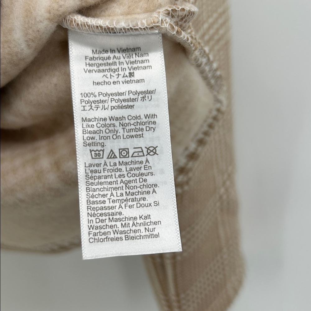 J.Crew Long-sleeve funnelneck pullover NWT Size Medium in Camel Ivory - Picture 8 of 9